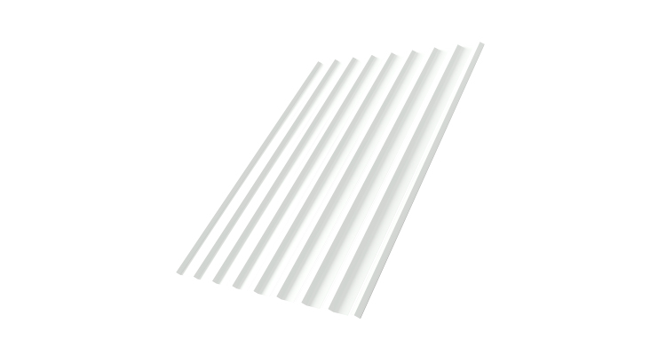 Профнастил С20R 0,7 PE RAL 9003 сигнальный белый