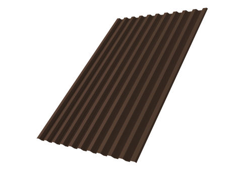 Профнастил С21R 0.45 PE RAL 8017 шоколад