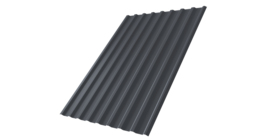 Профнастил С20R 0,7 PE RAL 7024 мокрый асфальт