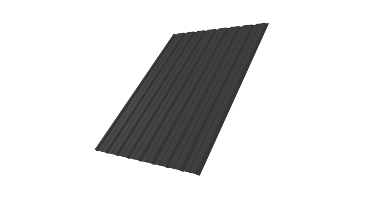 Профнастил С10В 0.45 Drap RAL 7016 антрацитово-серый