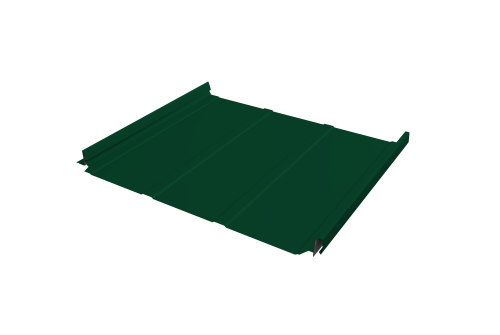 Кликфальц Pro Line Grand Line 0,5 PE с пленкой на замках RAL 6005 зеленый мох