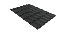 Металлочерепица классик  0,5 PurLite Matt RAL 7016 антрацитово-серый