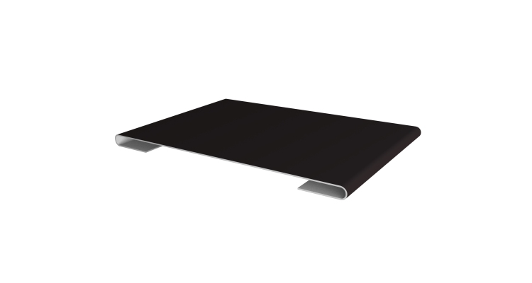 Планка стыковочная 0,45 Drap ST RAL 9005 черный (3м)