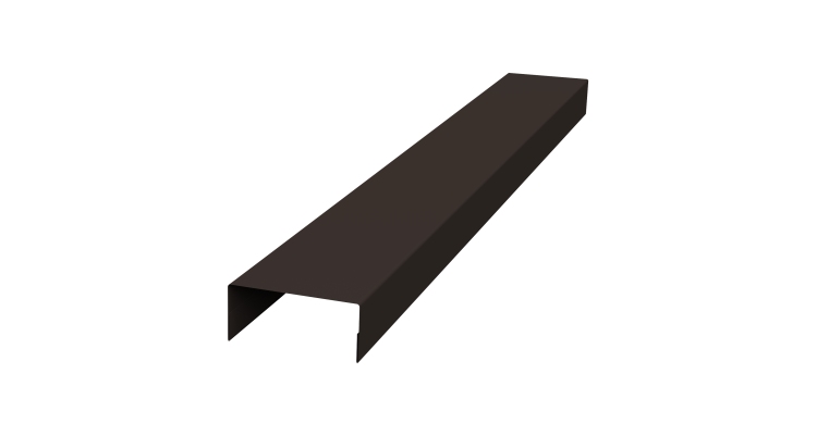 Крышка 45х20 жалюзи Texas 0,45 Drap TR RR 32 темно-коричневый (2,5м)