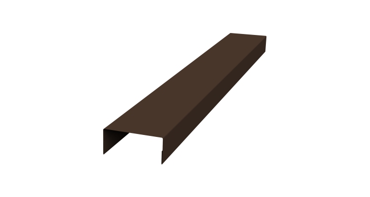 Крышка 45х20 жалюзи Texas 0,5 PurPro RAL 8017 шоколад (3м)