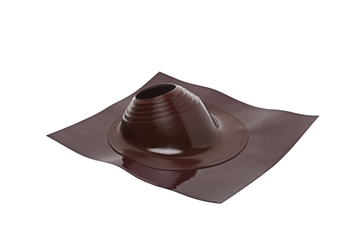 Проходной элемент MF угловой №2 (180-280мм) +185 EPDM (металлический окрашенный фланец) коричневый