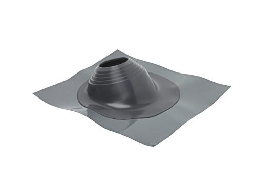Проходной элемент MF угловой №2 (180-280мм) +240 силиконовый (металлический окрашенный фланец) серый