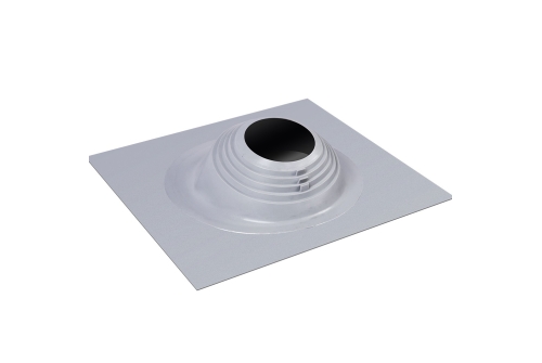 Проходной элемент MF CN угловой №6 (150-300мм) +240 силиконовый (металлический окрашенный фланец) серый