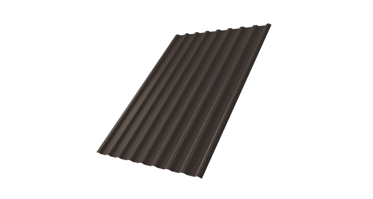 Профнастил С20R 0,45 Drap RR 32 темно-коричневый